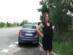 Young amateur shows her horny boobs